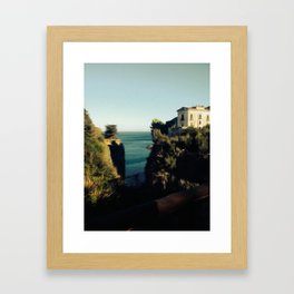 Cliffs of Italy Framed Art Print