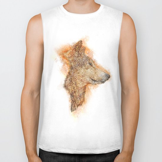 Wolf Flare Biker Tank