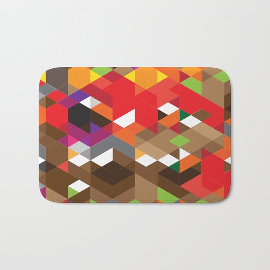 Life like a Geometry Bath Mat