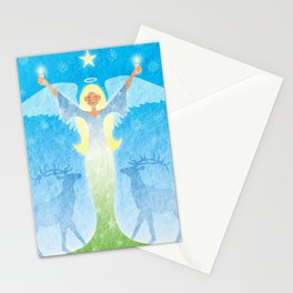 Christmas Angel Stationery Card