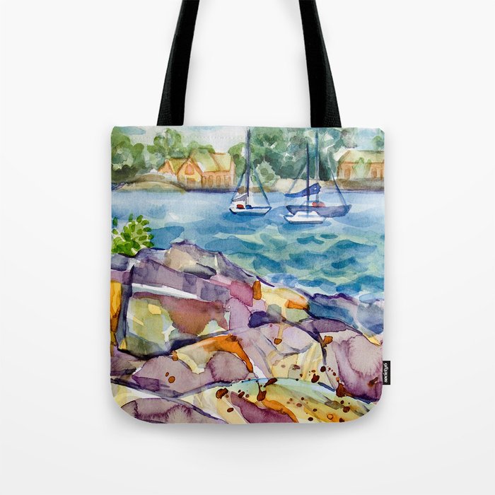 Out to Shore Tote Bag
