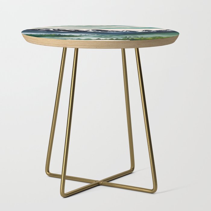 Emerald Mountains Side Table