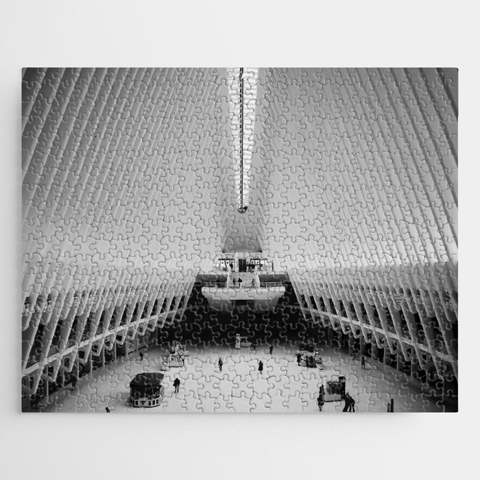 New York City | Black and White Architecture Jigsaw Puzzle