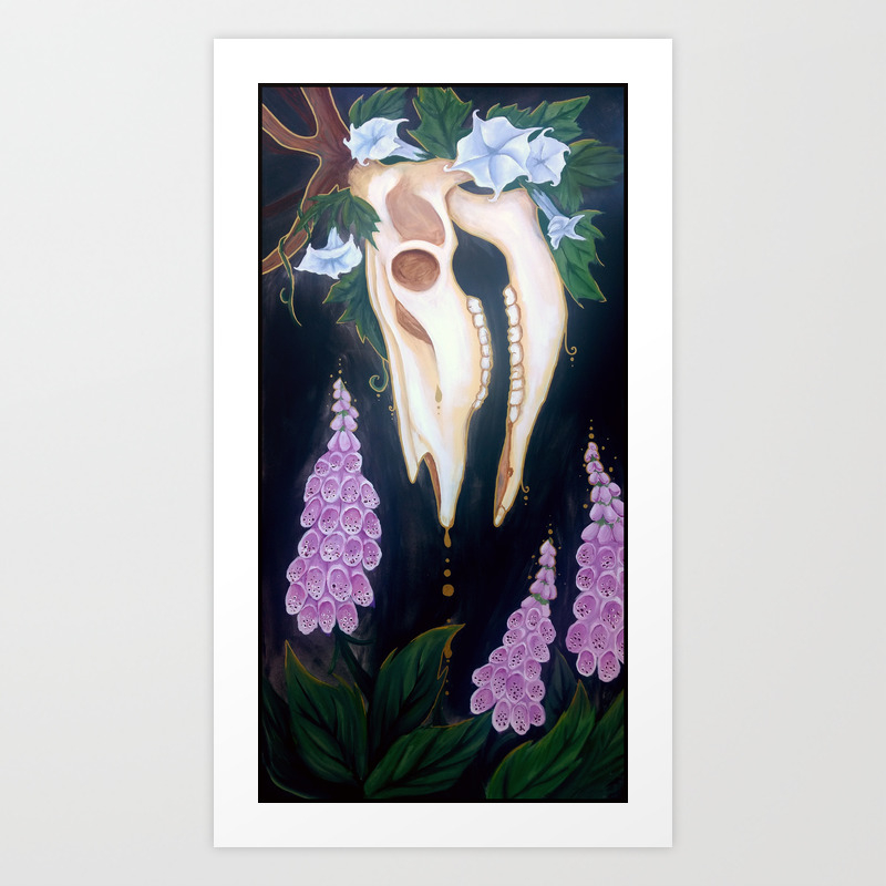 In The Woods Somewhere Art Print By Faeforge Society6 In The Woods Somewhere Art Print By Faeforge Society6
