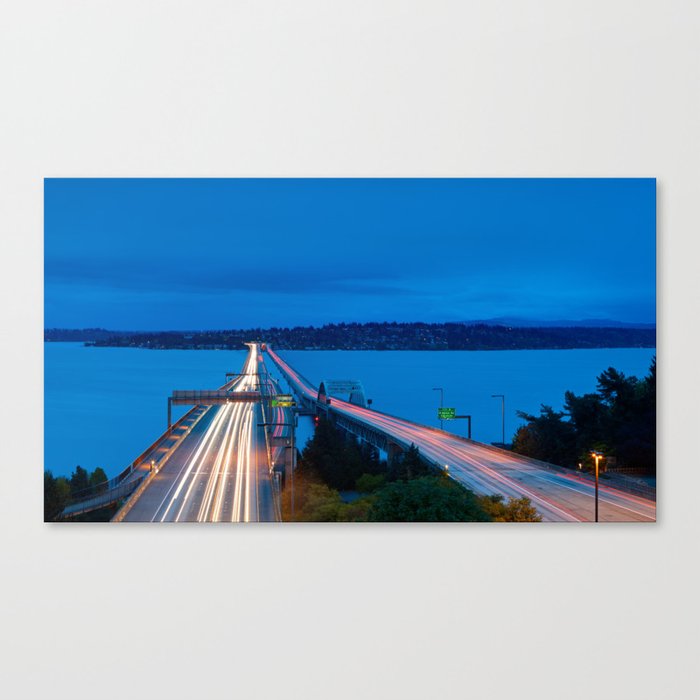 Floating Bridge Canvas Print