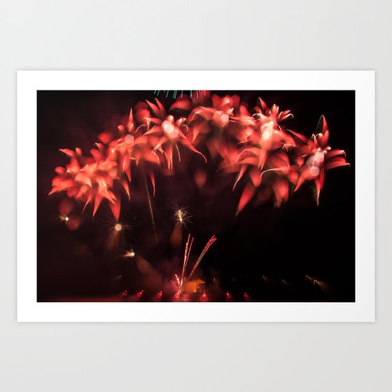 Fireworks - Philippines 3 Art Print