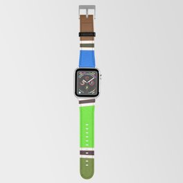 Abstract Multicolored Pattern Design Apple Watch Band