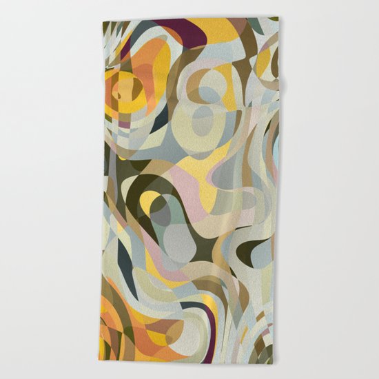Cold Convergence Beach Towel