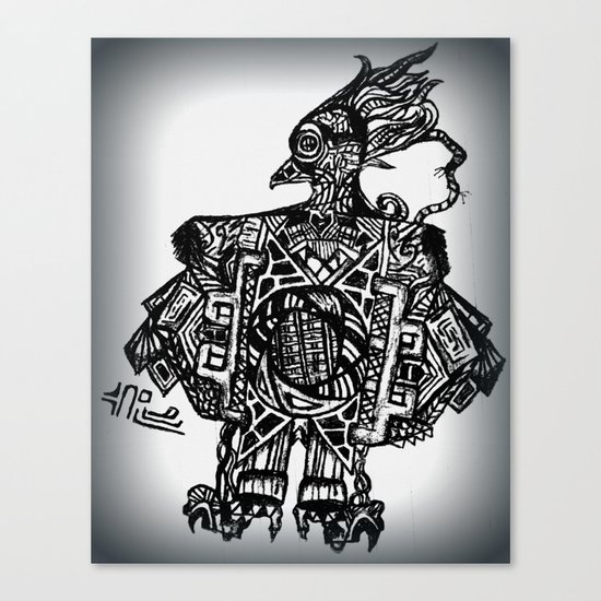 Robotic Bird Canvas Print