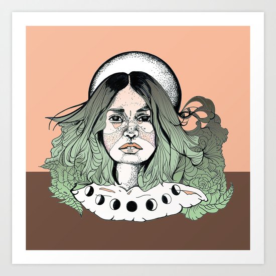 Magic Moon Art Print