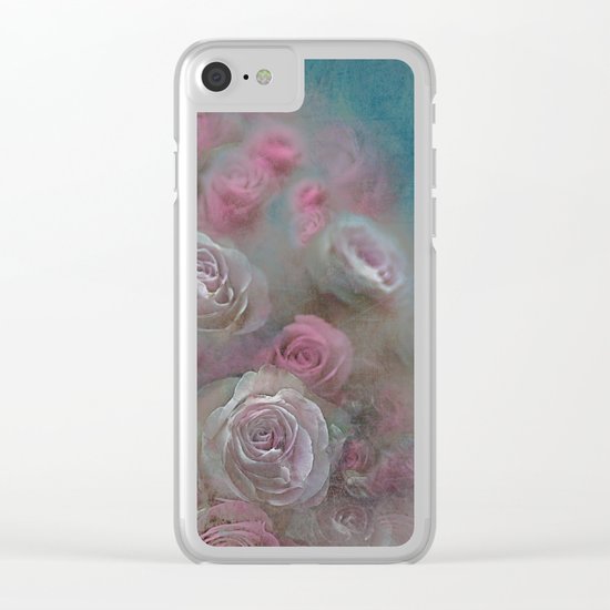 Vintage roses(5) Clear iPhone Case