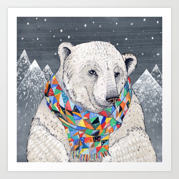Penwyn Polar Bear Art Print