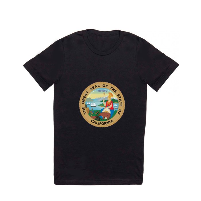 Tropisk tæerne Bi Seal of the State of California T Shirt by HomeStead Digital | Society6