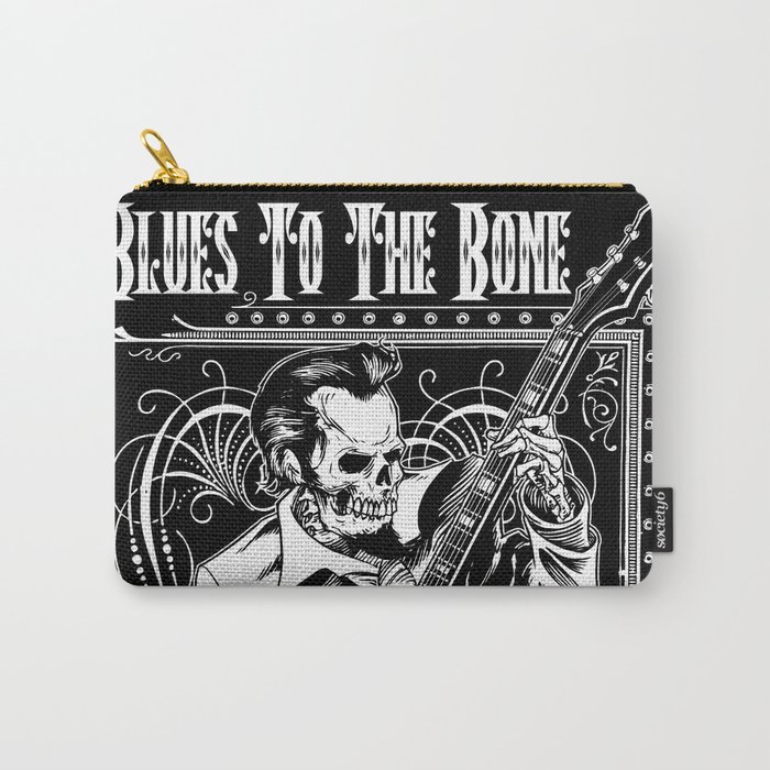 Blues to the Bone Rockabilly Carry-All Pouch