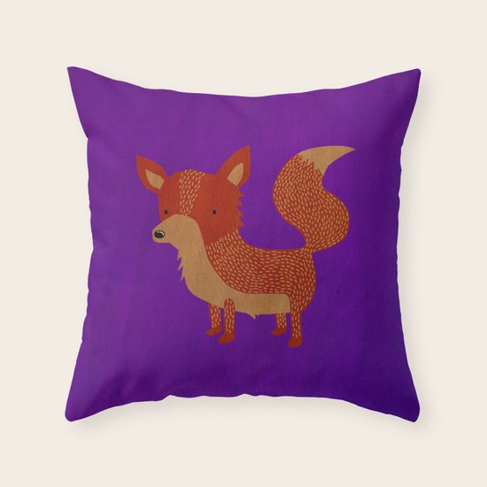 Fox Throw Pillow