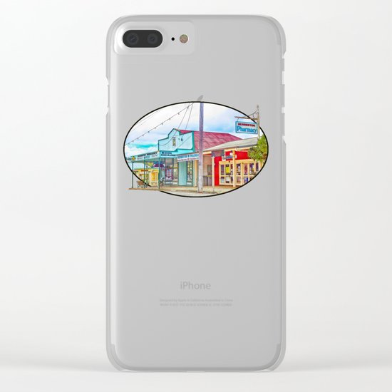Welcoming village shop Clear iPhone Case
