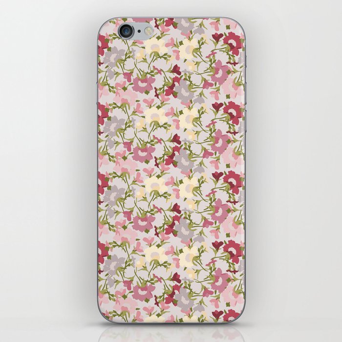 pink and green evening primrose flower meaning youth and renewal  iPhone Skin