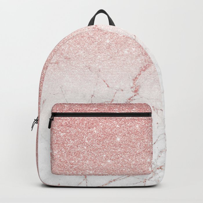 Pink new arrivals marble backpack