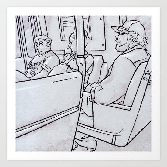 SUBWAY 3 Art Print