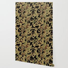 German Shepherd Camouflage Wallpaper