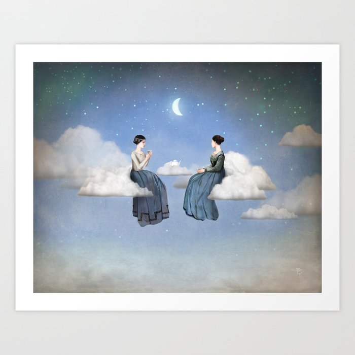 Discover the motif WIND, CLOUDS AND TEA by Christian Schloe as a print at TOPPOSTER