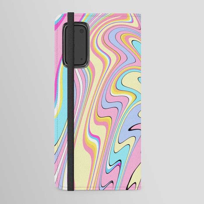 Psychedelic Texture Android Wallet Case