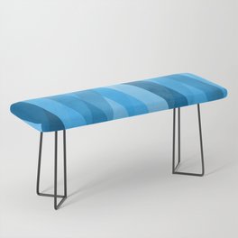 Blue Pattern Bench