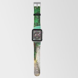 Brazil Photography - Tropical Hanging Bridge In The Rain Forest Apple Watch Band