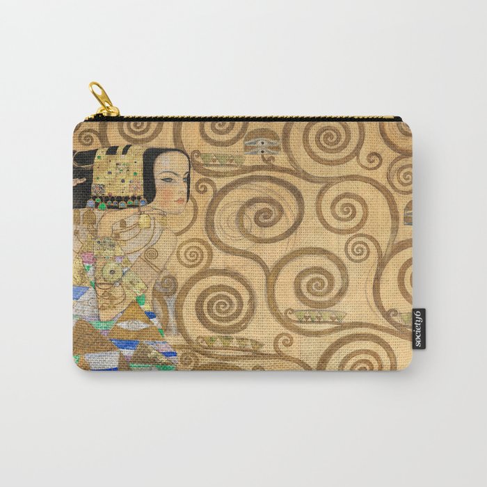 Gustav Klimt - Expectation, Stoclet Frieze Carry-All Pouch