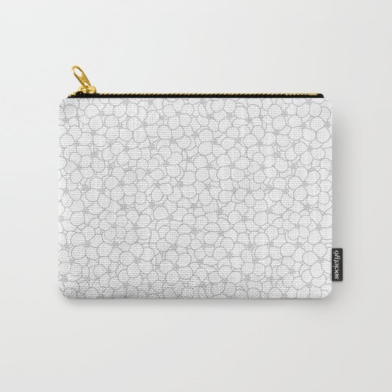 Forget Me Knot Natural Carry-All Pouch