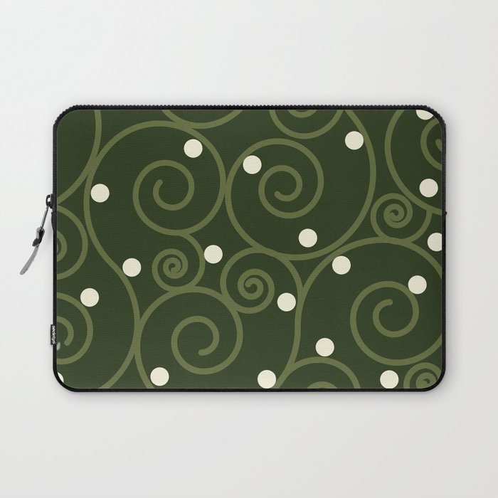 Curl lines art Laptop Sleeve