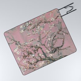 Almond Blossom - Vincent Van Gogh (pink pastel) Picnic Blanket
