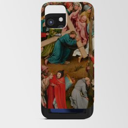 Hieronymus Bosch "Christ Carrying the Cross" (Vienna) iPhone Card Case