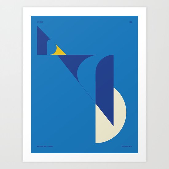 Montevideo — City Series Art Print