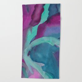 Watercolor abstraction Beach Towel