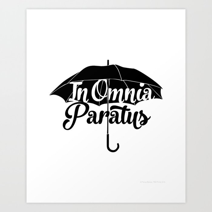 Gilmore Girls In Omnia Paratus Art Print By Tbdprints Society6
