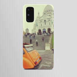 Unfocused Paris Nº 10 | Old car and Sacre Coeur basilica | Out of focus photography Android Case