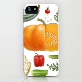 Bell pepper cherry tomatoes and Guinea pigs pattern iPhone 11 case Bell pepper cherry tomatoes and Guinea pigs pattern iPhone 11 case