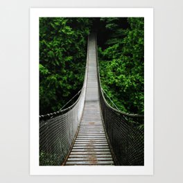 Wall print | Bridge Forest Art Print