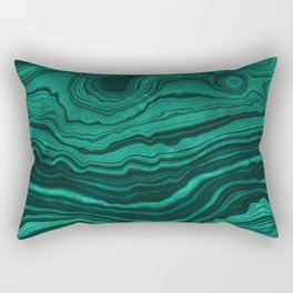 Malachite Texture 01 Rectangular Pillow