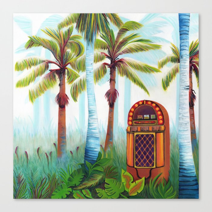 Jungle Jukebox Canvas Print