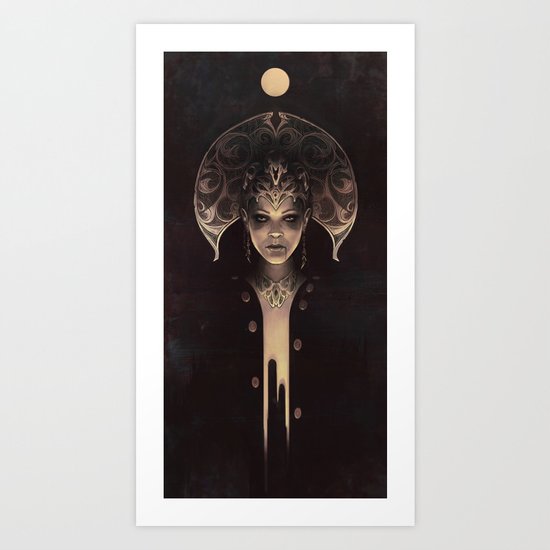 Forgotten goddess Art Print
