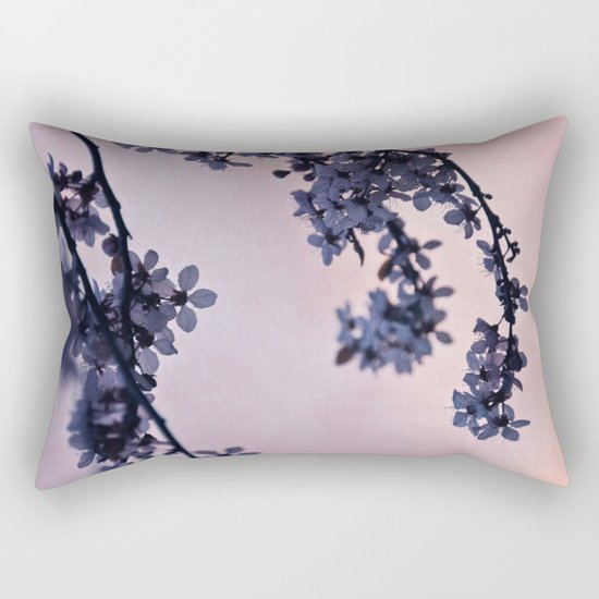 blossoms at dusk Rectangular Pillow
