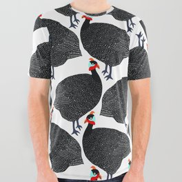 Fantastic Guinea Fowl All Over Graphic Tee