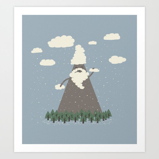 Playing with Cloud Suds Art Print