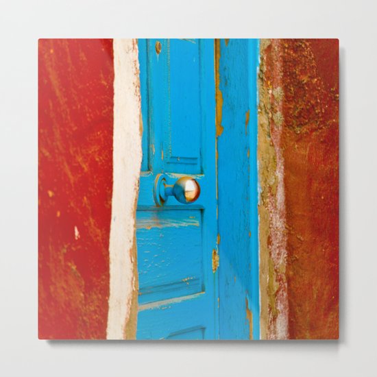Door Metal Print