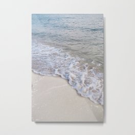 Beautiful Beach, Ocean Waves Metal Print