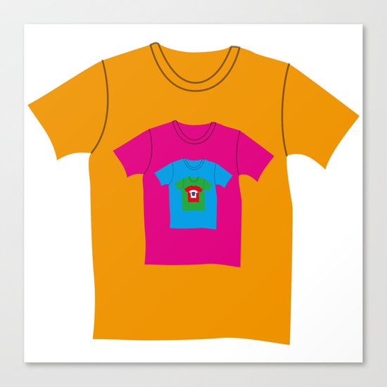 Infinite T-shirt Canvas Print