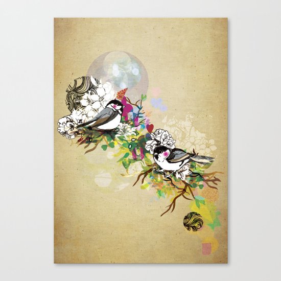 Two Birds Canvas Print
