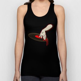 Cool DJ Hand Spinning Turntable Record Tank Top